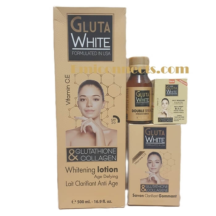 GLUTA WHITE AGE DEFYING WITH GLUTATHIONE & COLLAGEN PRODUCTS